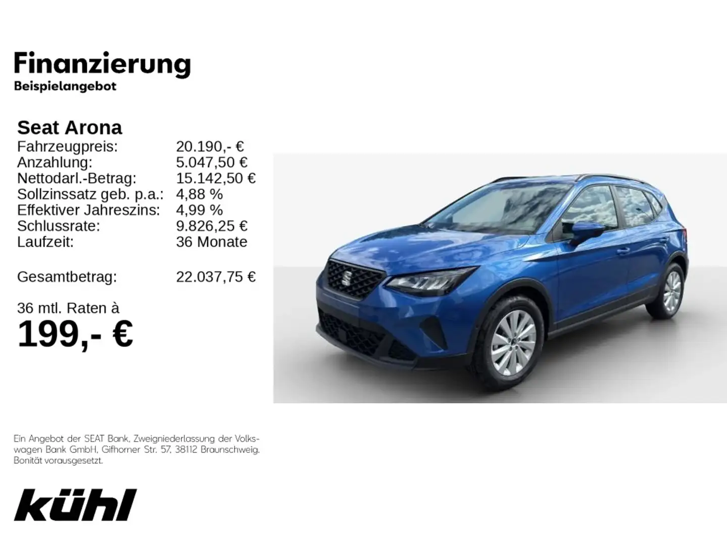 SEAT Arona 1.0 TSI DSG Style LED Kamera App Albastru - 1