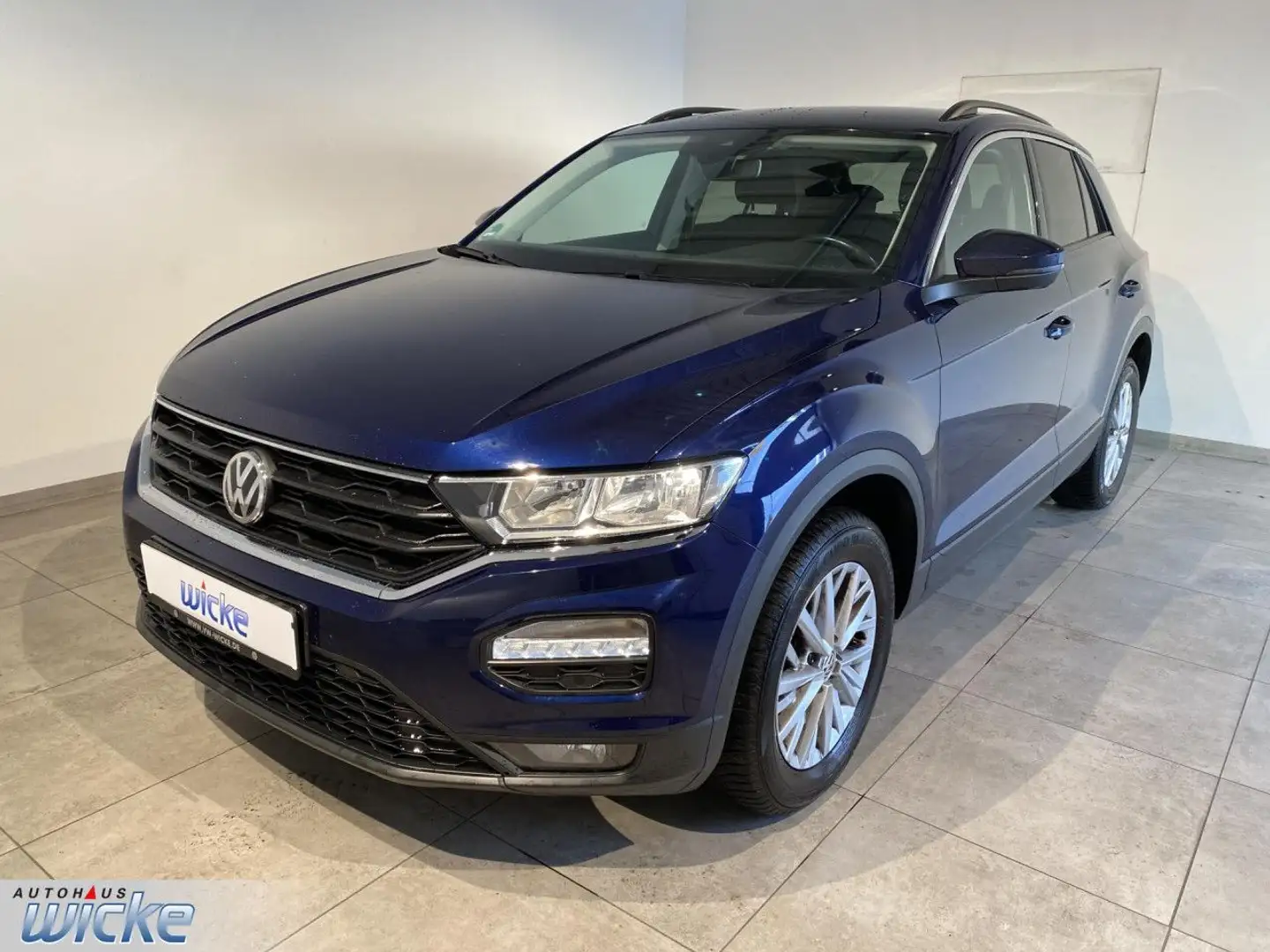 Volkswagen T-Roc 1.0 TSI Basis NAVI KLIMA PDC LM FELGEN LANE Bleu - 2