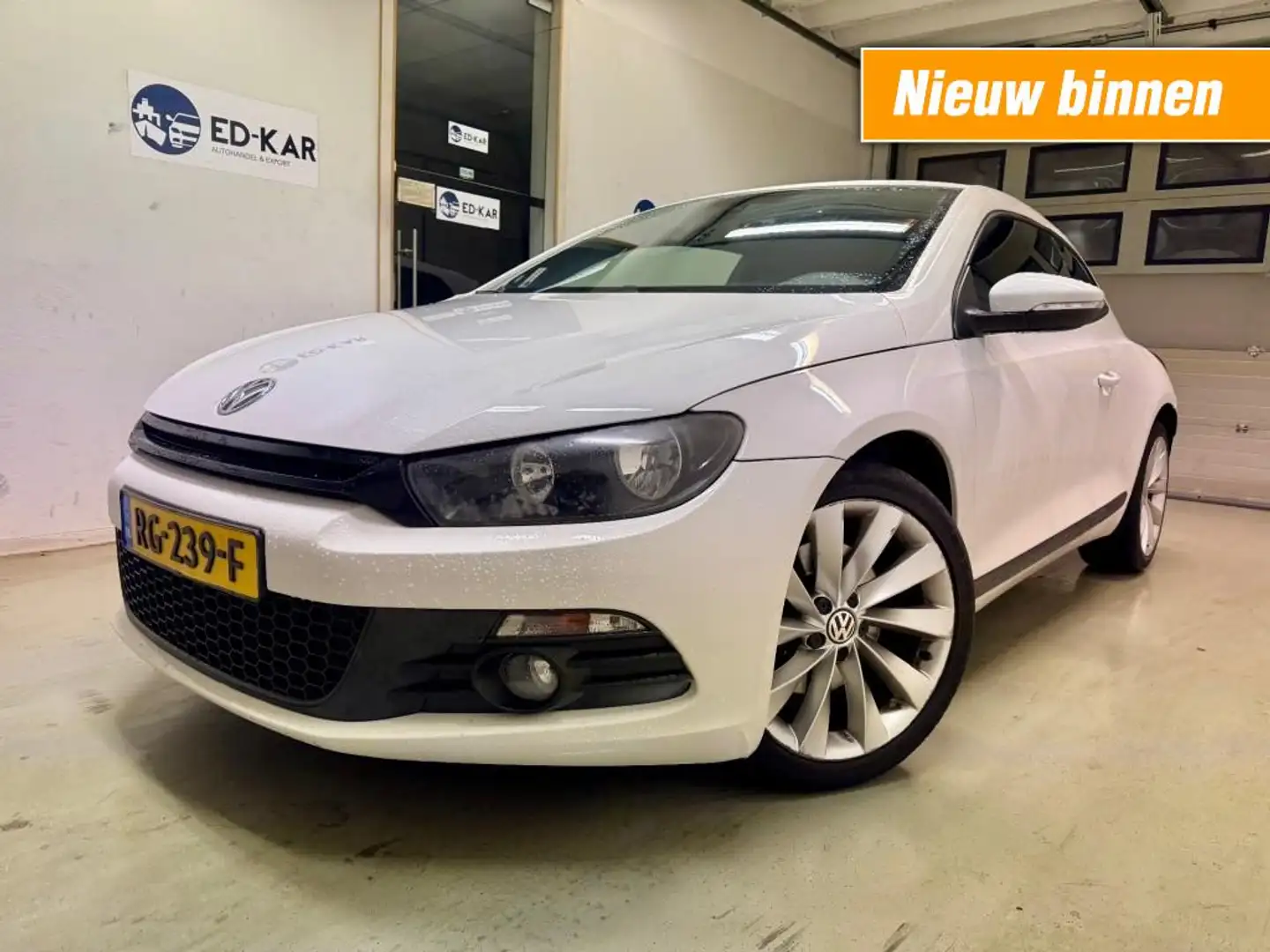 Volkswagen Scirocco 1.4 TSI Highline CLIMA NAVI GOED ONDERHOUDEN APK 1 Weiß - 1
