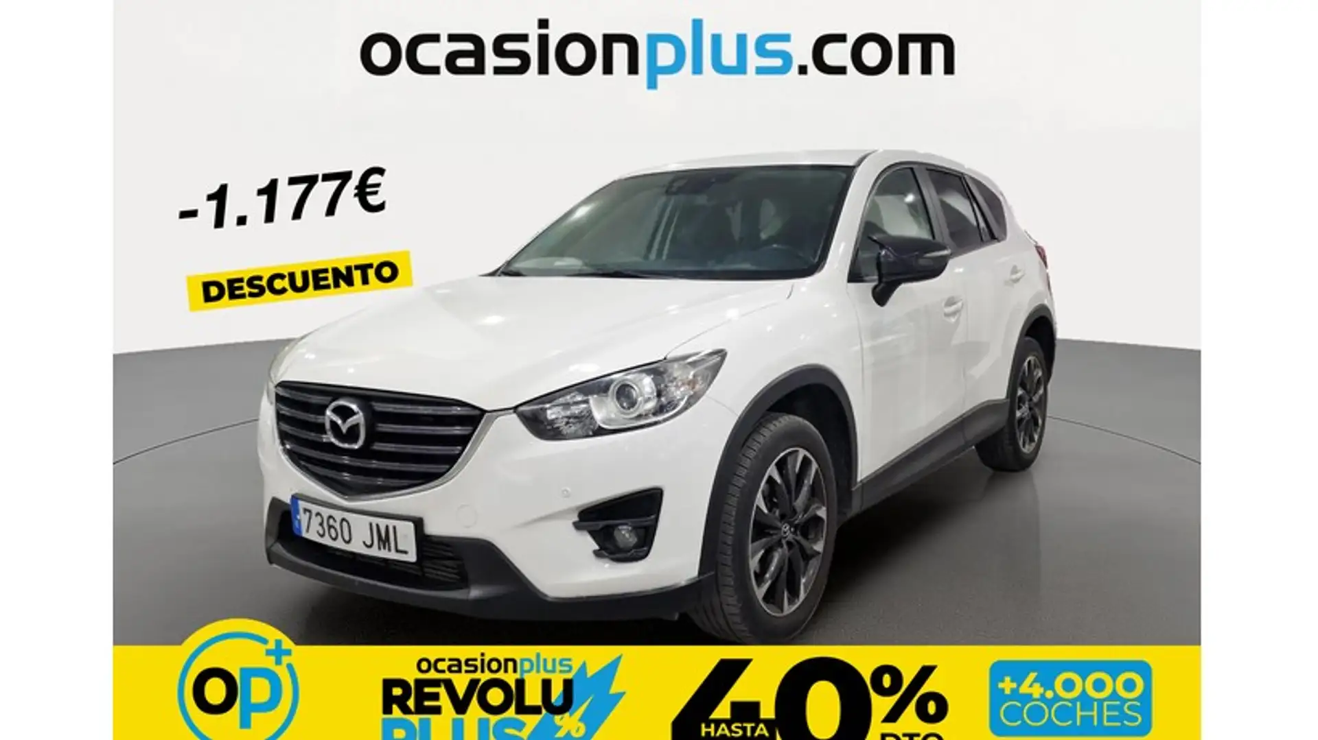 Mazda CX-5 2.2DE Style 2WD 150 Blanco - 1
