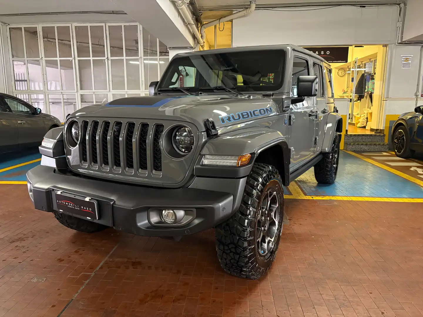 Jeep Wrangler Wrangler Unlimited 2.0 atx phev Rubicon 4xe auto Gris - 1