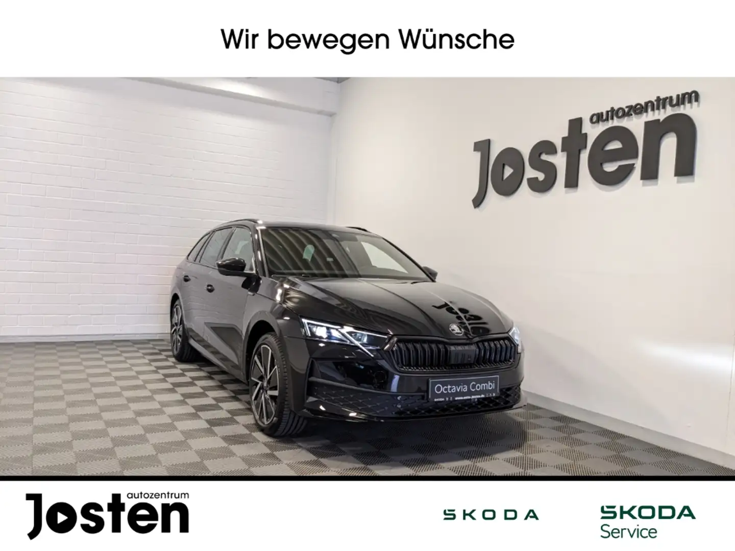 Skoda Octavia Combi Sportline 2.0TDI LichtSicht+ AHK Pano Canton Negro - 1