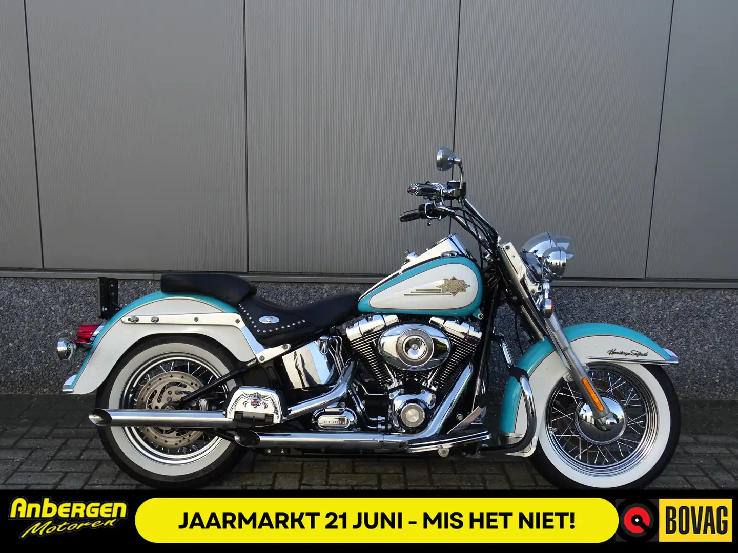 Harley-Davidson Heritage Softail FLSTC CLASSIC Alb - 1