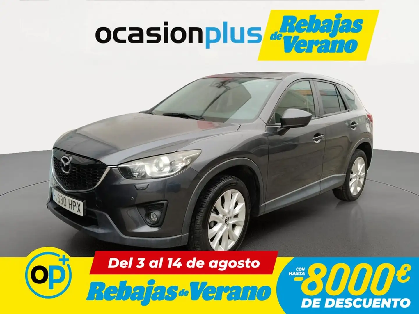 Mazda CX-5 2.2DE Luxury 4WD 175 Aut. Gris - 1