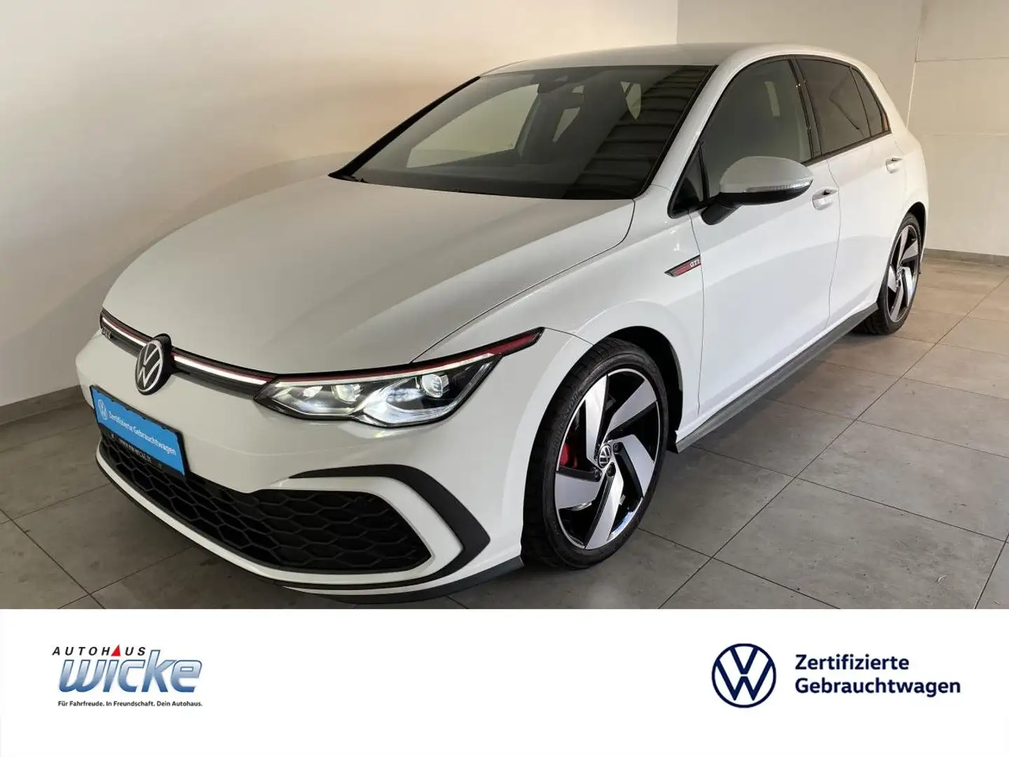 Volkswagen Golf GTI Golf VIII 2.0 TSI GTI NAVI KLIMA KEYLESS LED ACC Weiß - 1