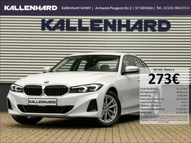 BMW 320 3 Serie d Mild-Hybrid-AHK-Sportsitze-Bluetooth