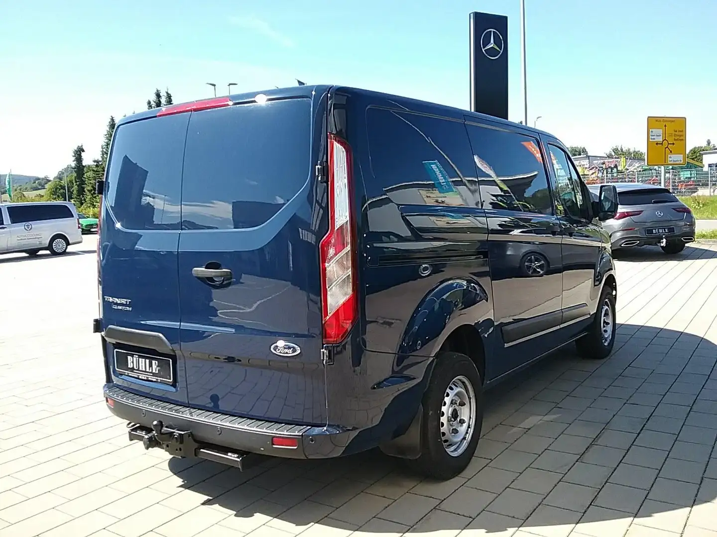 Ford TRANSIT CUSTOM 280 L1 TREND KASTEN+3 SITZE+AHK+SIC Bleu - 2