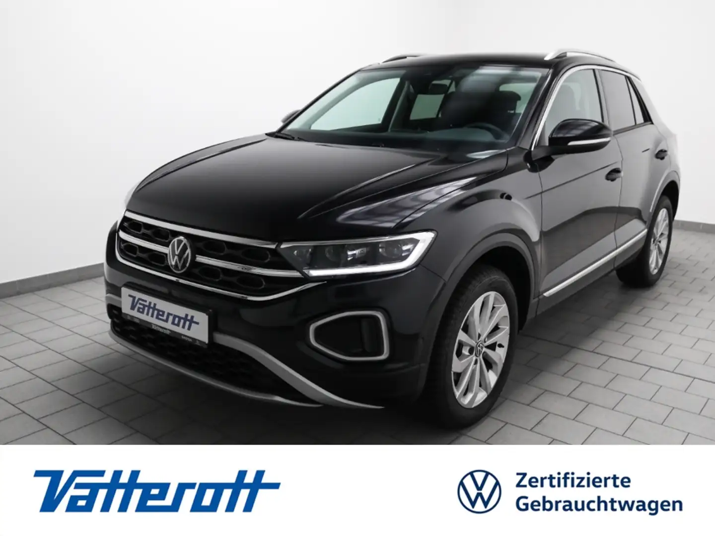 Volkswagen T-Roc 1.5 TSI DSG STYLE Navi AHK ACC Schwarz - 1