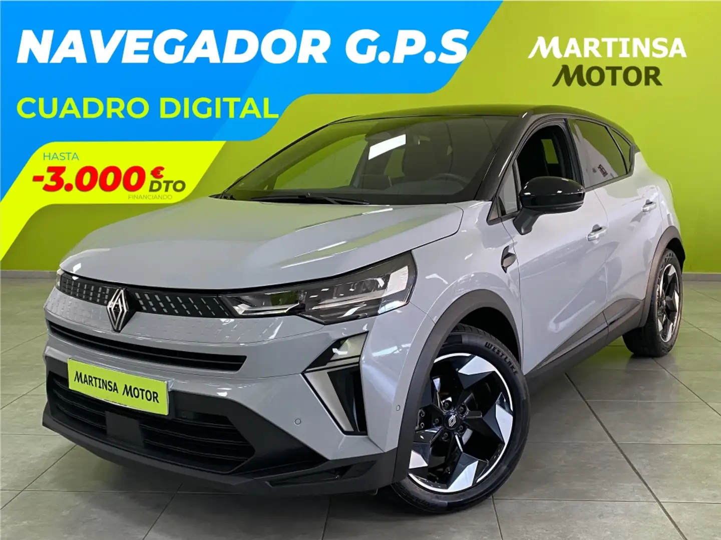 Renault Captur E-TECH Híbrido Techno 105kW Gris - 1