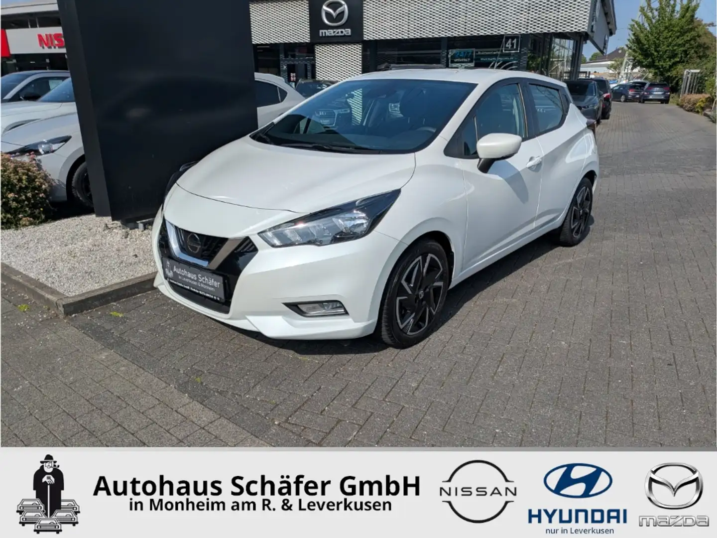 Nissan Micra N-Way Klimaautom DAB SHZ Spurhalteass. Verkehrszei Wit - 1
