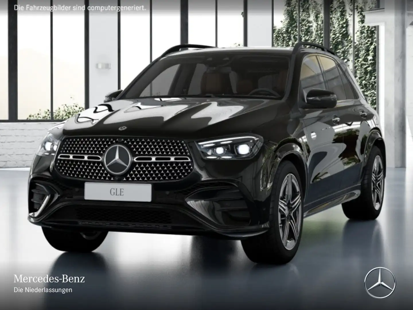 Mercedes-Benz GLE 400 e 4M AMG+NIGHT+PANO+360+AHK+MULTIBEAM+HUD Schwarz - 2