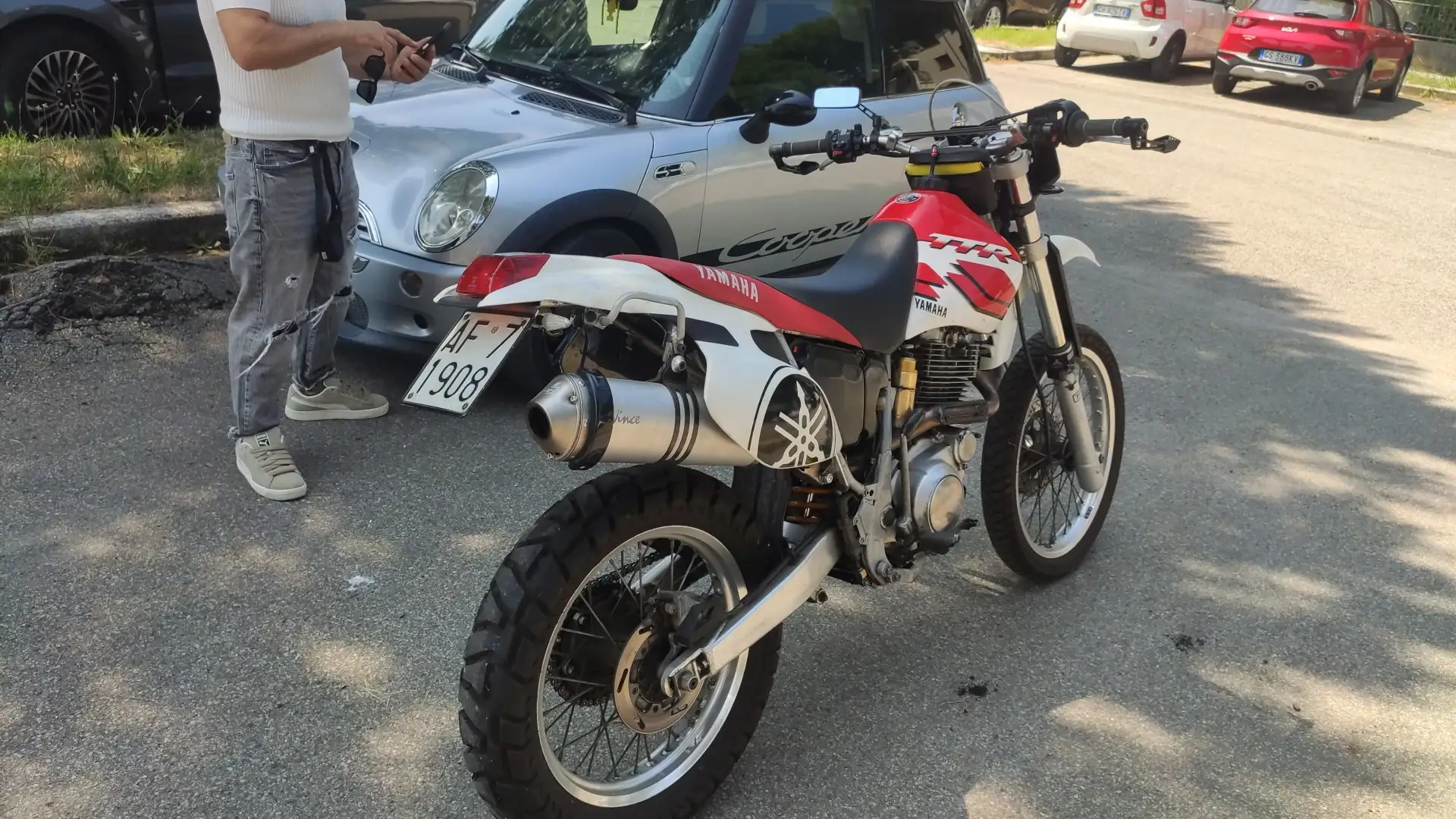 Yamaha TT 600 R Bianco - 1