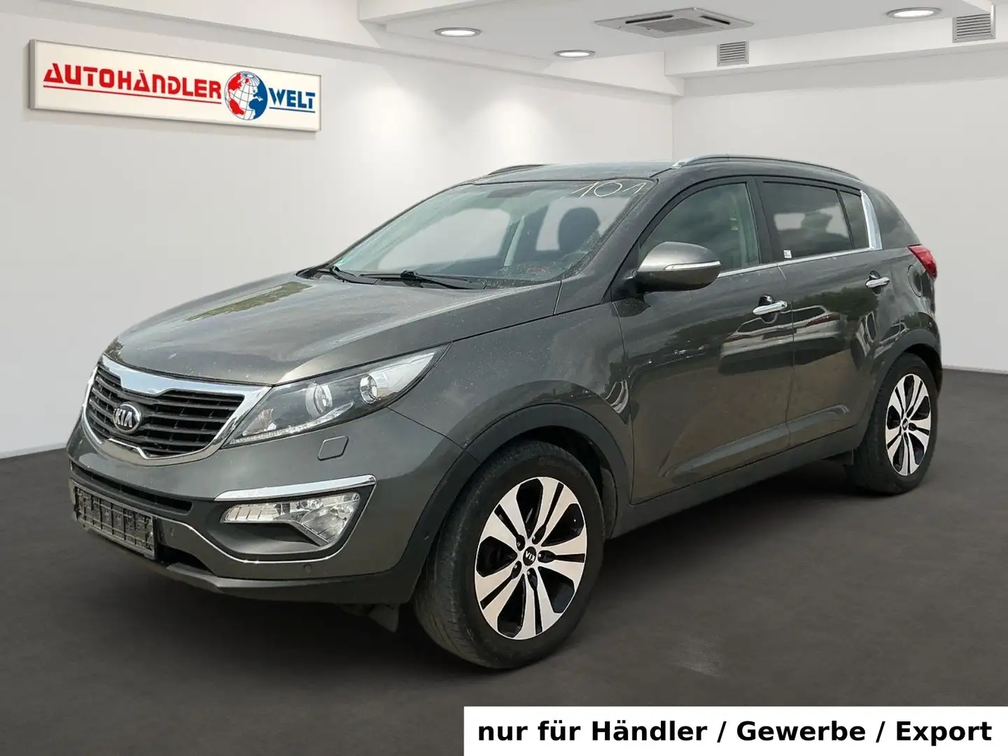 Kia Sportage 2.0 T-GDI Auto. T-Leder Navi Xenon PDC Silber - 1