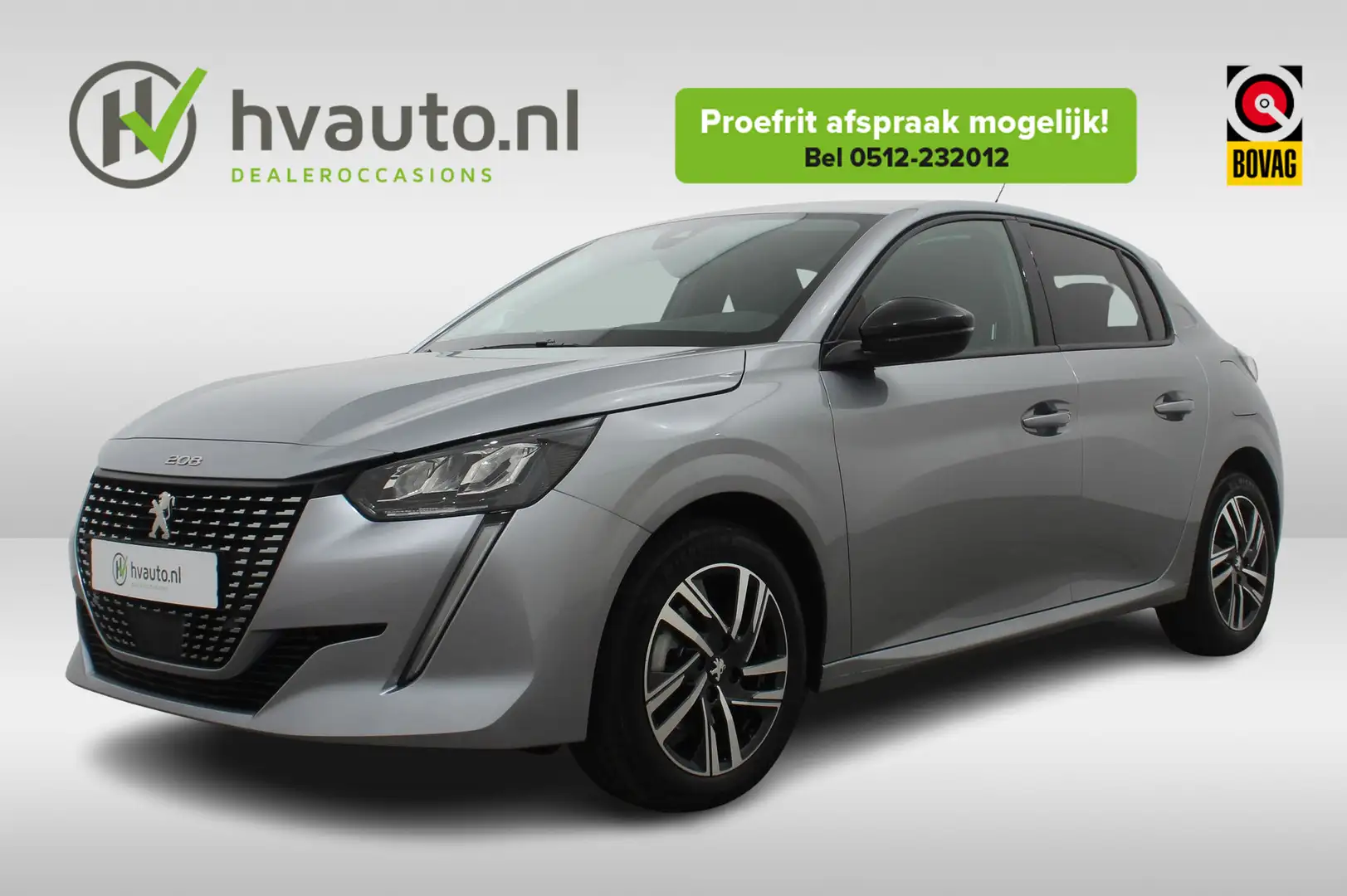 Peugeot 208 1.2 PURETECH 100PK ALLURE PACK | Carplay | Adaptiv Grigio - 1