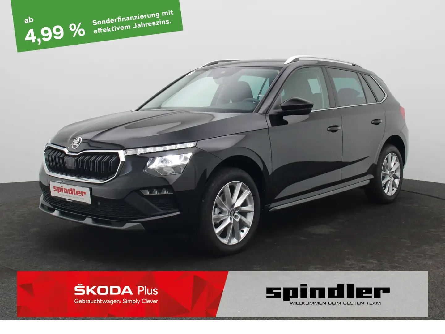 Skoda Kamiq Selection 1.5TSI DSG/ SmartLink+, AHK, LED Schwarz - 1