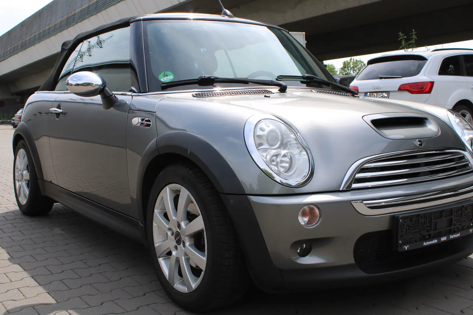 MINI Cooper S Cabrio Aut. Navi/Leder/Xenon/PDC/MFL/Klimaaut./Allweterr. Grigio - 2