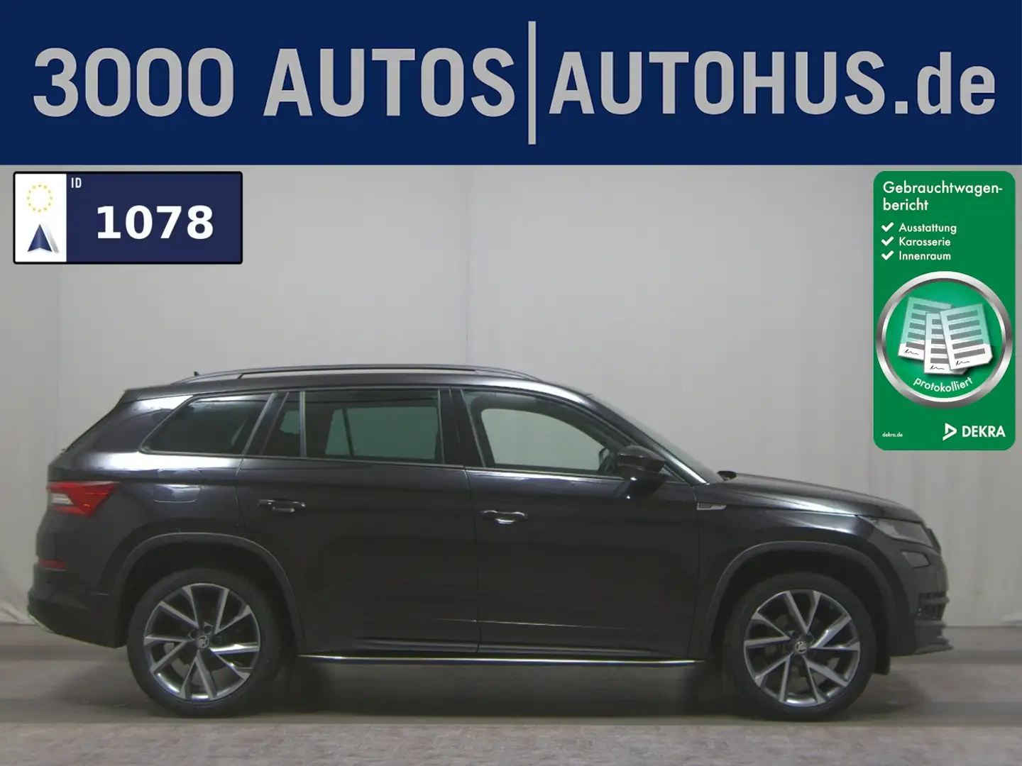Skoda Kodiaq 1.5 TSI SportLine T-Leder Navi LED Canton Чёрный - 1