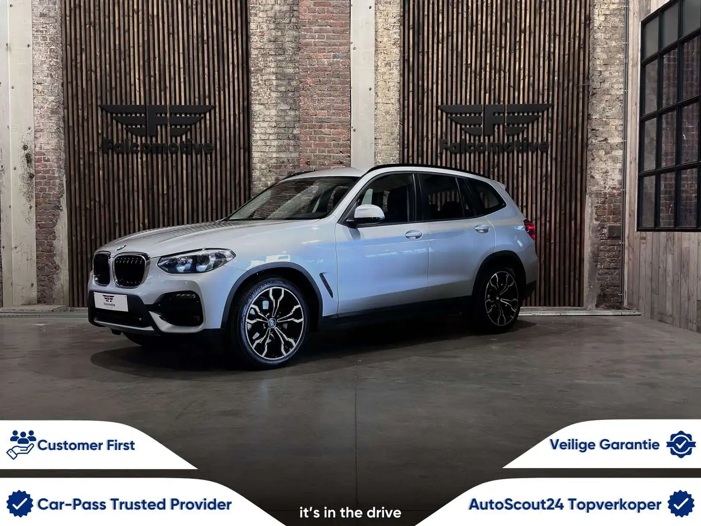 BMW X3 sDrive18dA*AUT*NAVI*PDC*CARPLAY*LED* Argent - 1