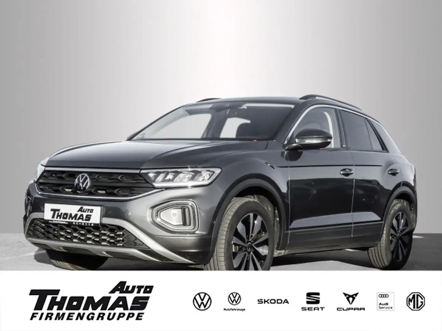 Volkswagen T-Roc Move 1.5 TSI DSG+NAVI+AHK+DAB+LED Grau - 1