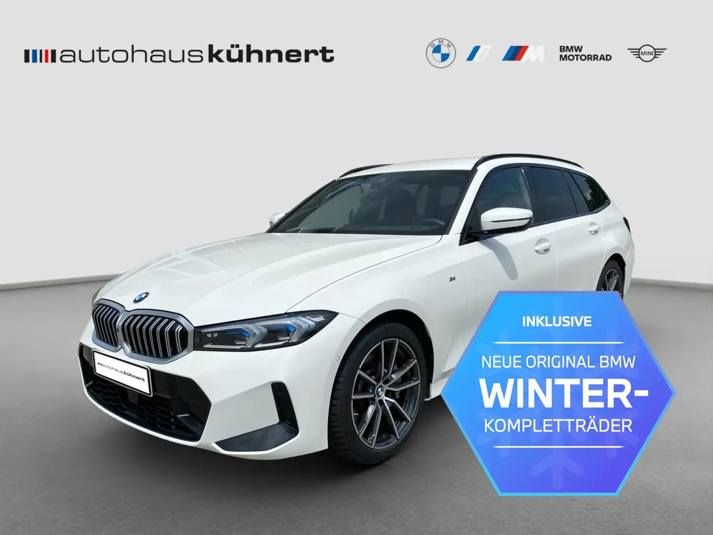 BMW 330 i xDrive Touring ///M-Sport SpurAss ACC 8-fach Wit - 1