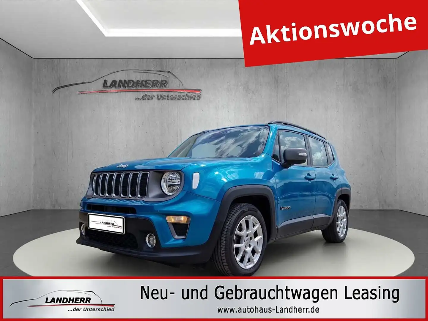 Jeep Renegade 1.6 Limited//ACC/Einparkhilfe hinten Blau - 1