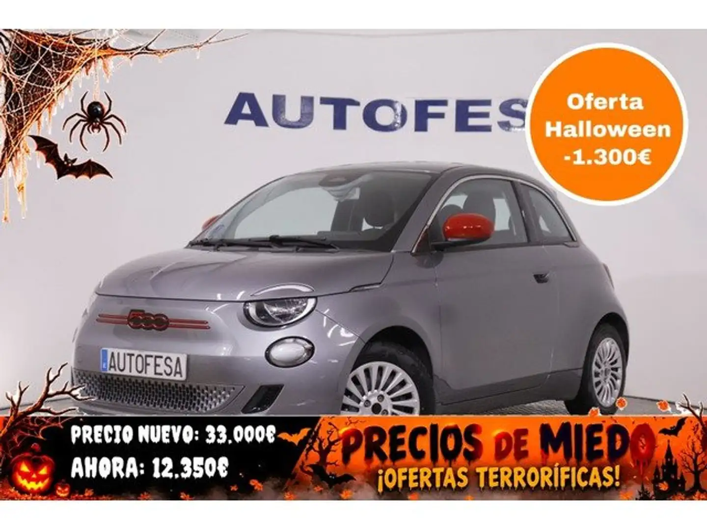 Fiat 500e Red 70KW Gris - 1