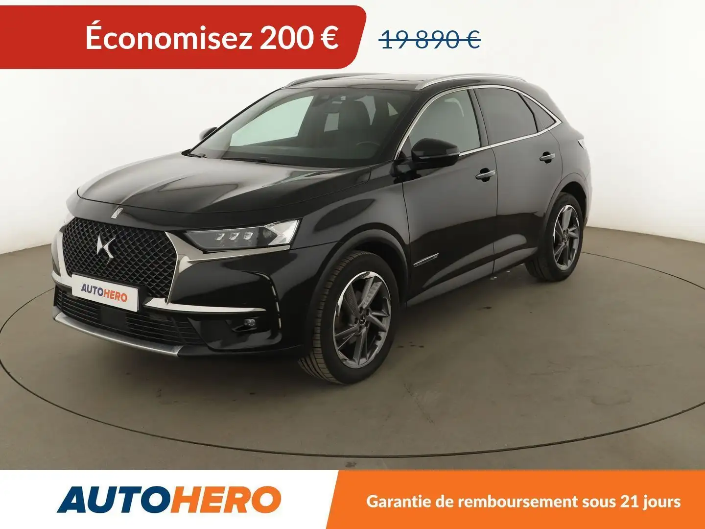 DS Automobiles DS 7 Crossback 1.6 PureTech Grand Chic Automatique Noir - 1