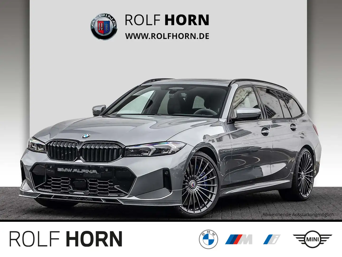 Alpina D3 S Touring Pano HUD AHK har/kar 360 Gris - 1