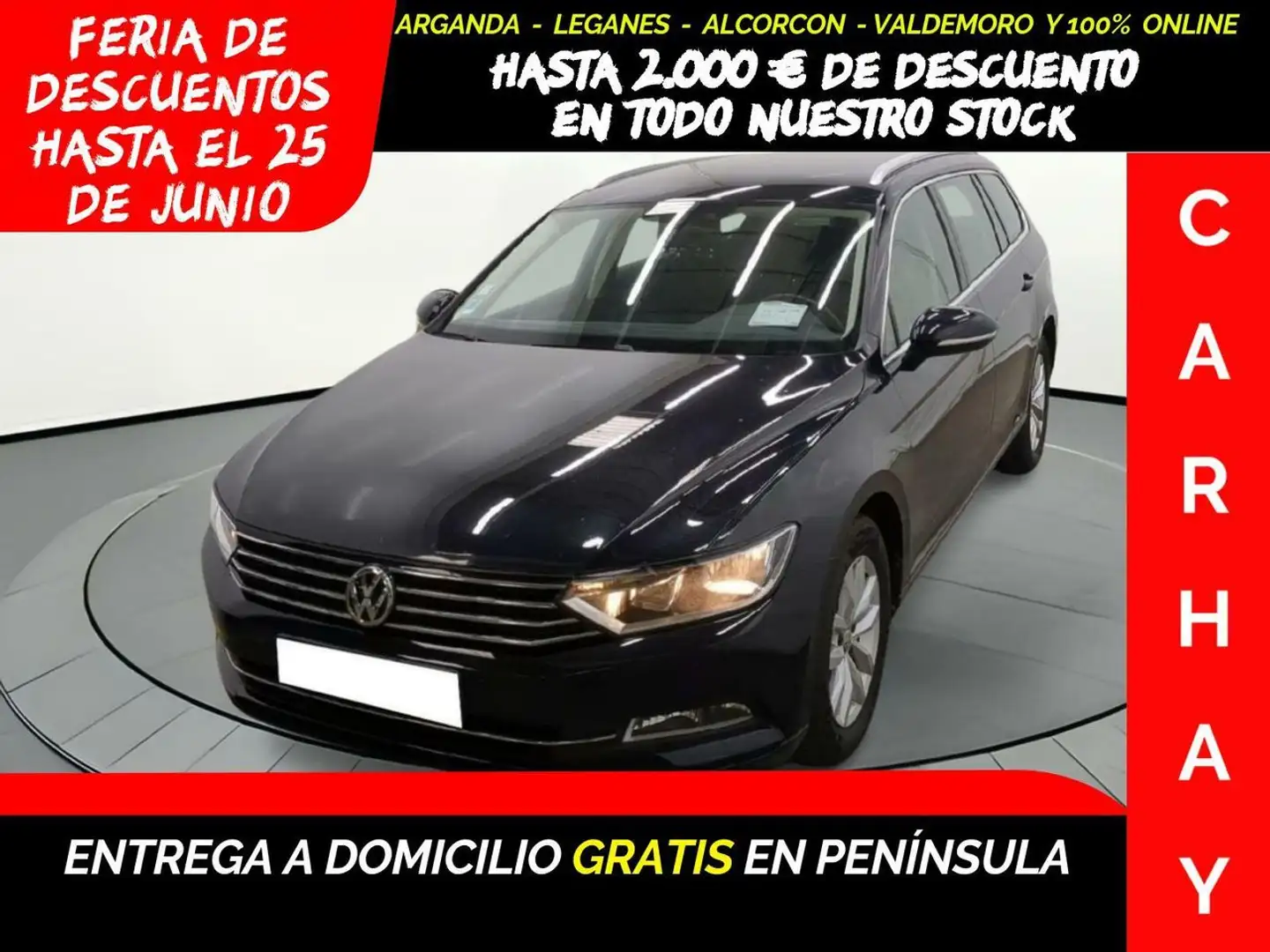 Volkswagen Passat BREAK COMFORTLINE DSG 1.6 TDI Nero - 1