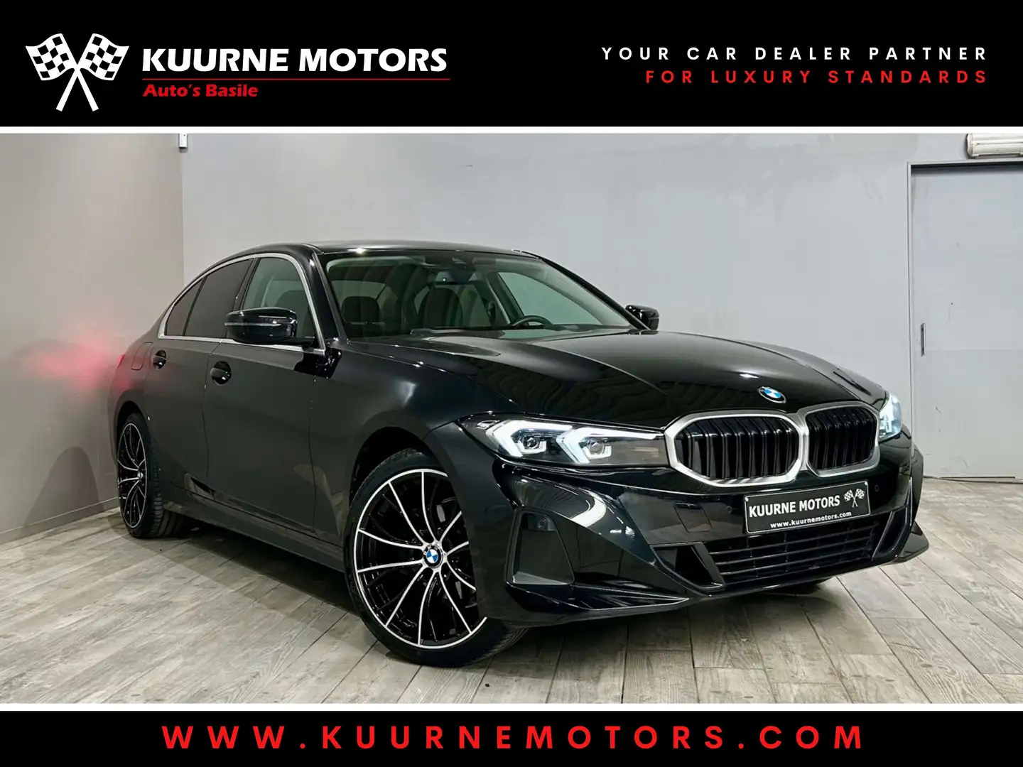 BMW 316 dA Berline Alu19\/WideScr/SportZet *2j garantie* Чорний - 1