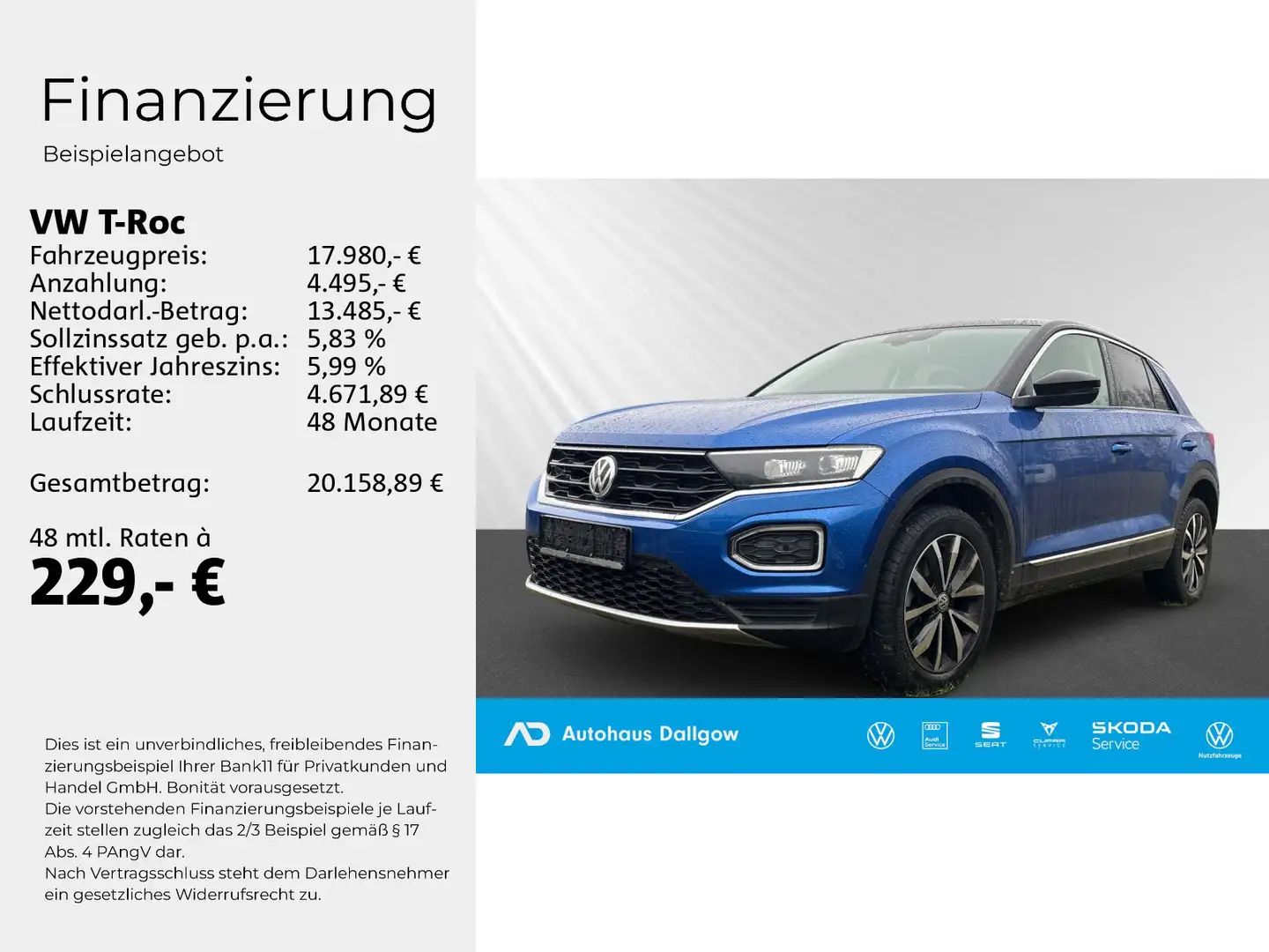Volkswagen T-Roc T-ROC Style Blau - 2