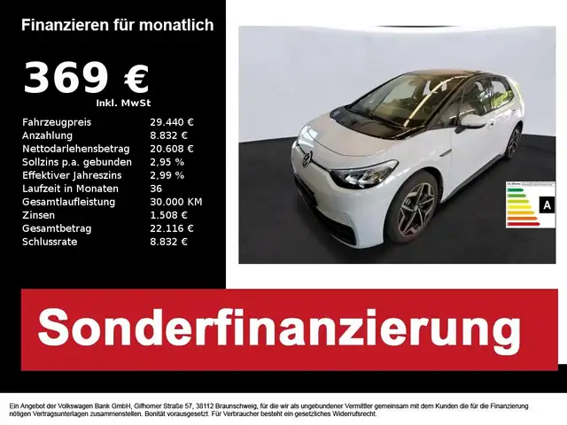 Volkswagen ID.3 Pro S 82 kWh+ACC+LED+NAVI+SITZHZG