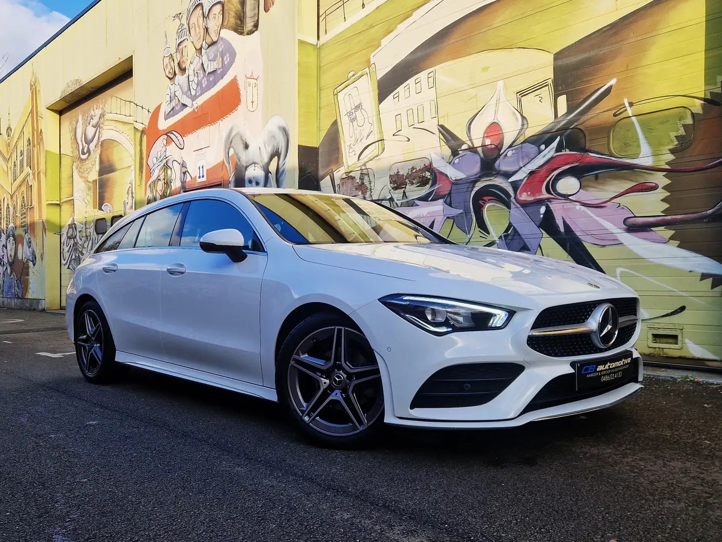Mercedes-Benz CLA 180 Shooting Brake 7G-DCT AMG Line Blanc - 2