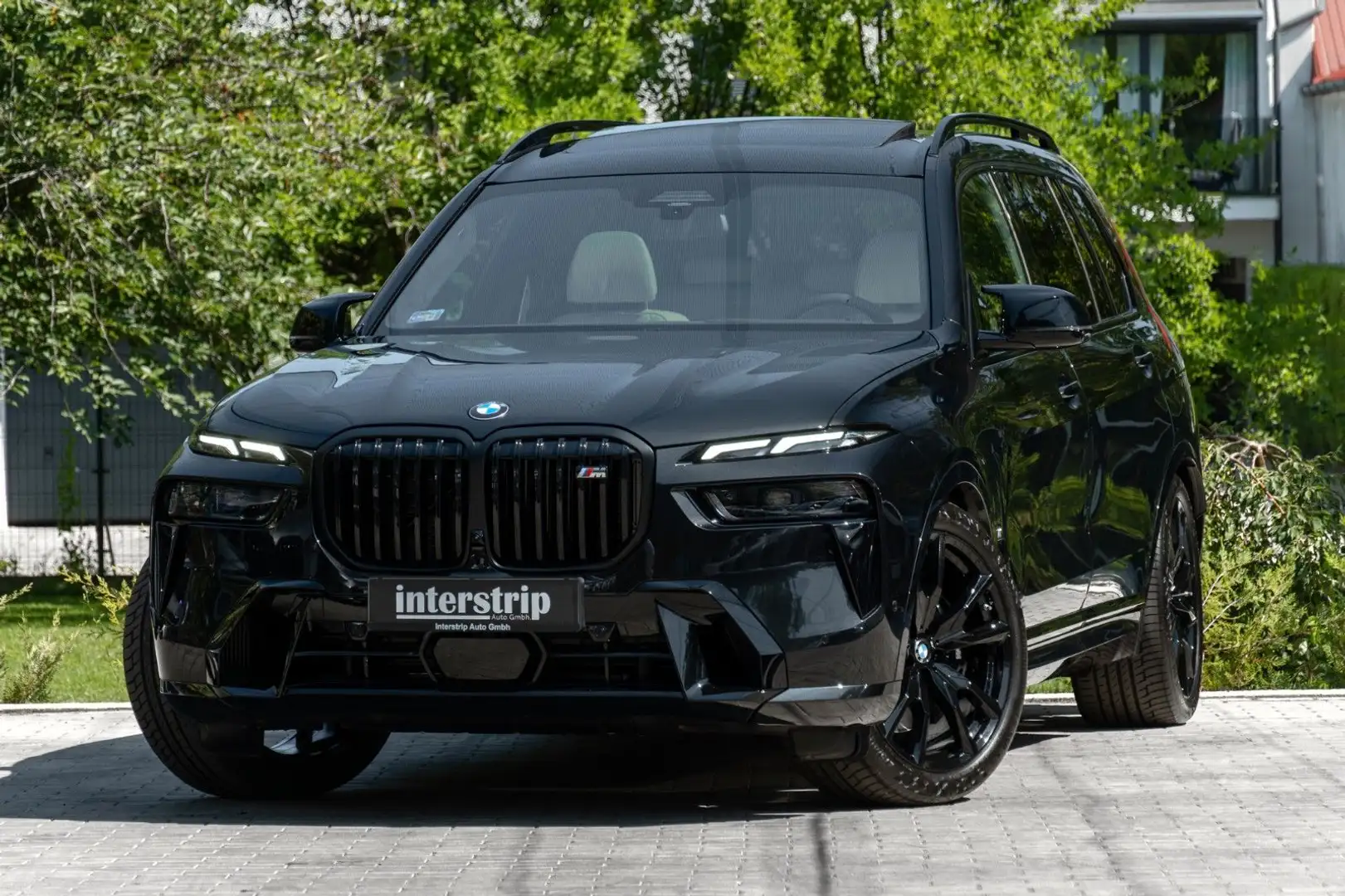 BMW X7 M60i SOFTCL.MASSAGE.EX.DRIVE.SKY.AHK.5/100 Noir - 1