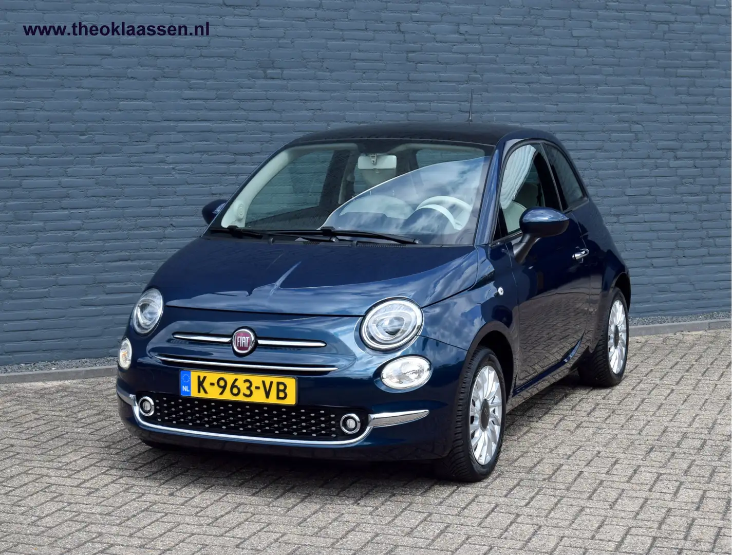 Fiat 500 1.2 Lounge Pano Cruise nieuwe distributie Azul - 2
