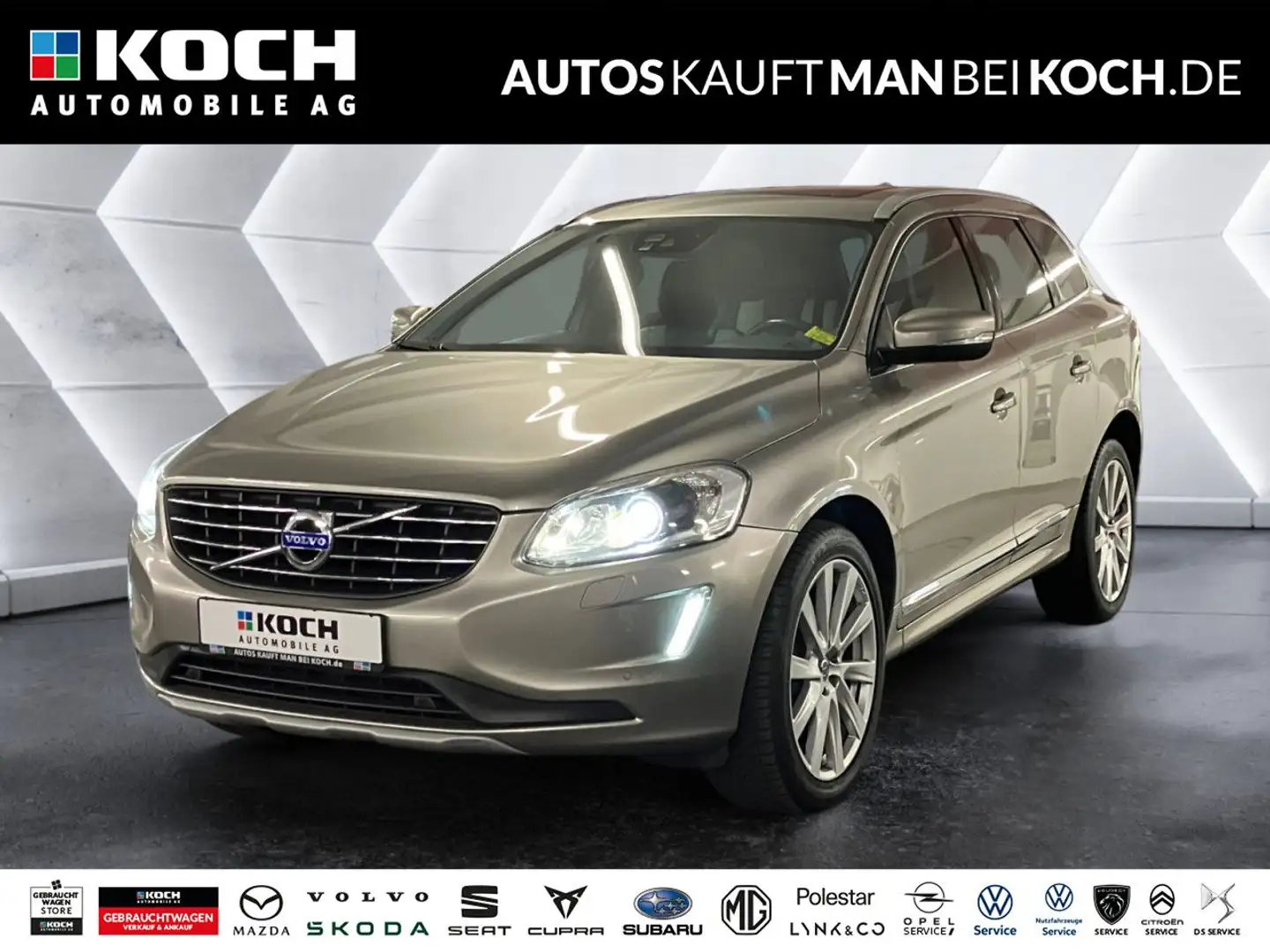 Volvo XC60 D5 AWD Summum POLESTAR PANO NAVI LEDER SOUND Beige - 1