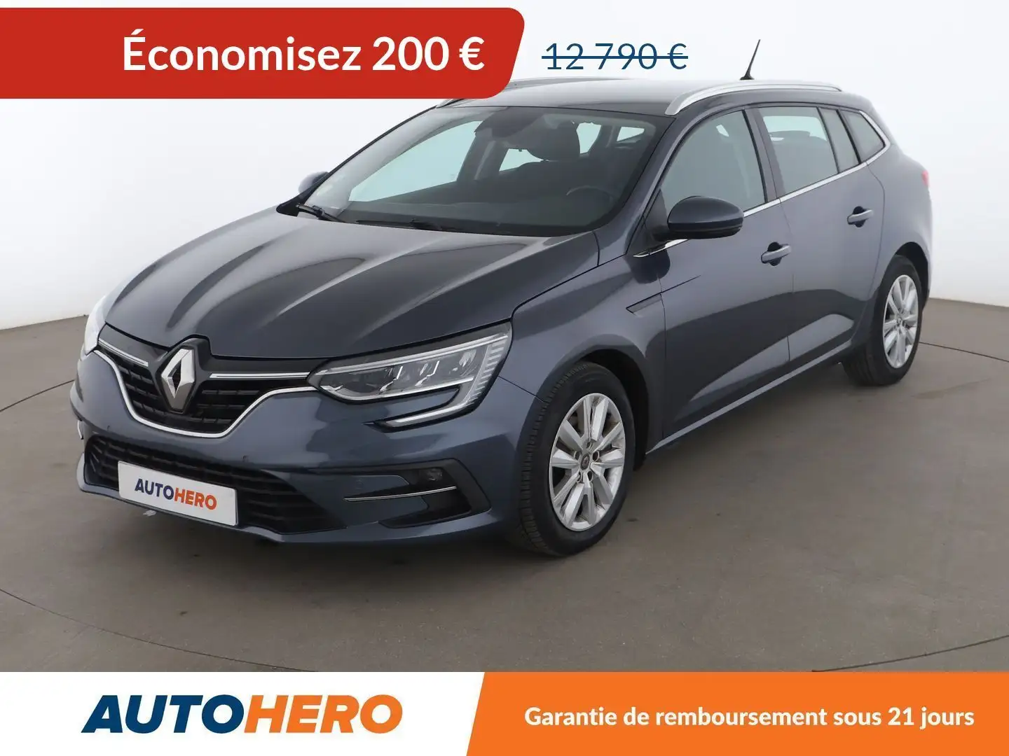 Renault Megane Estate 1.5 dCi Blue Business EDC Gris - 1