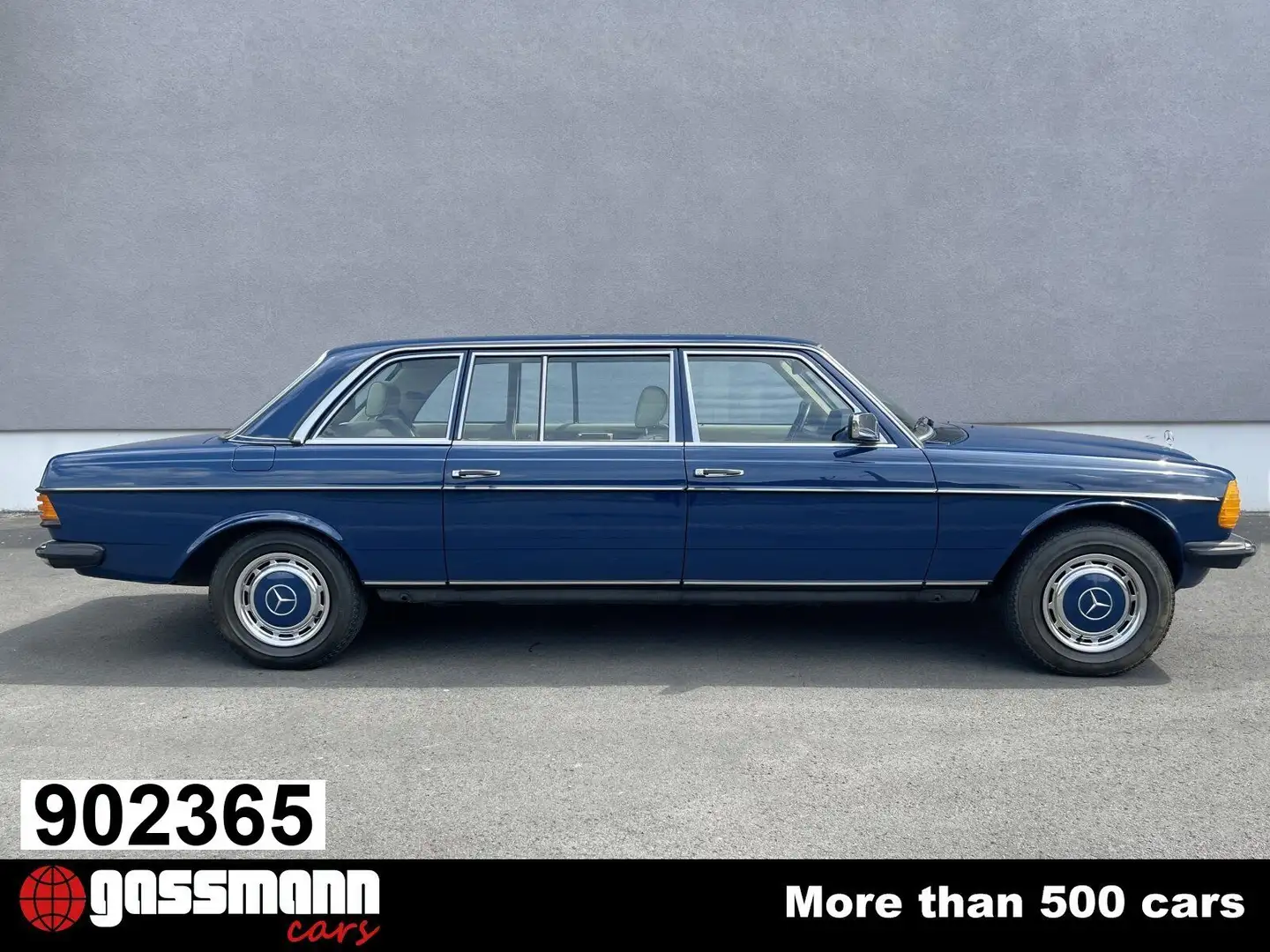 Mercedes-Benz 250 Lang Pullmann, Stretchlimousine W123 Albastru - 1
