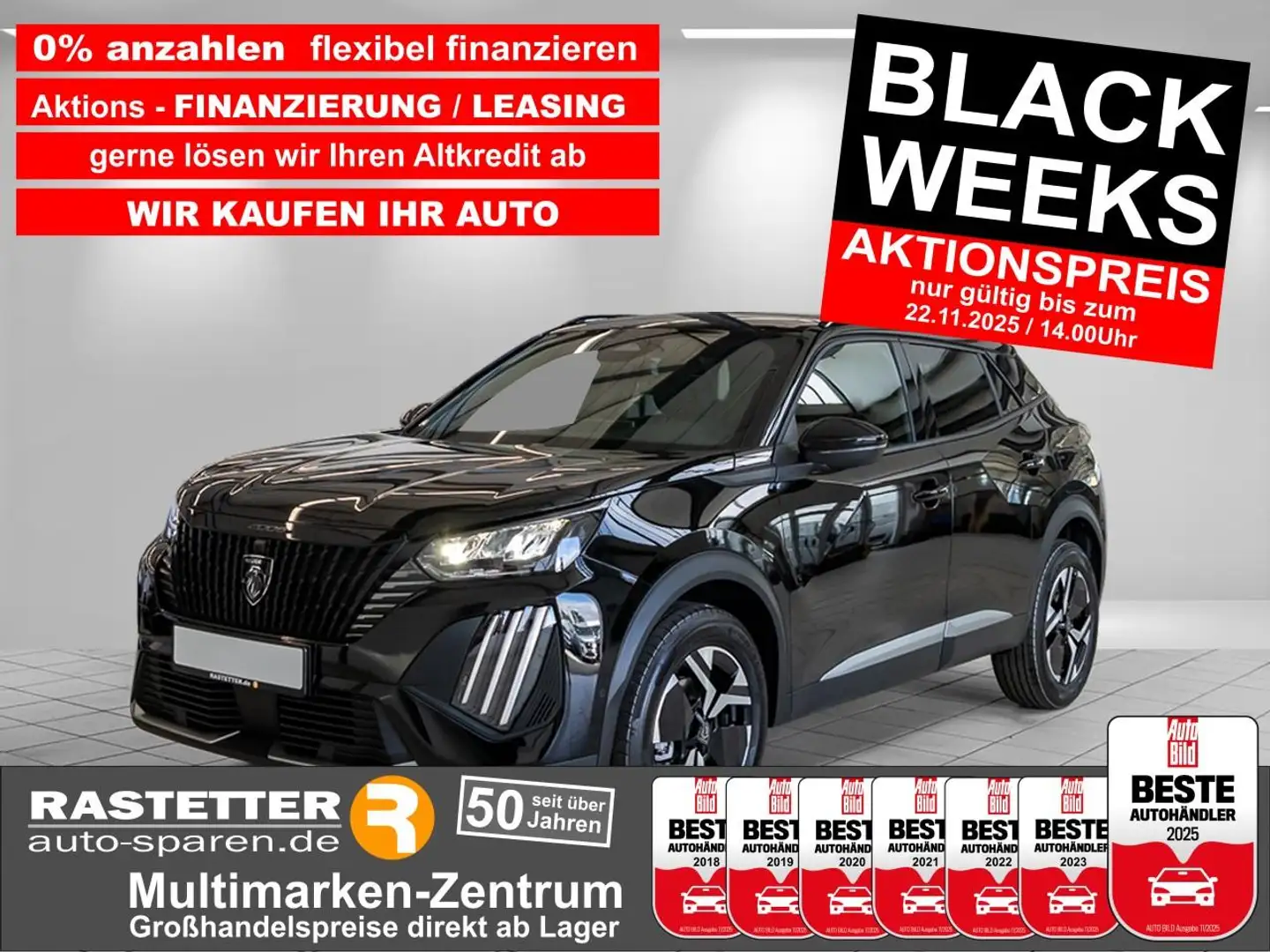 Peugeot 2008 PureTech 130 EAT8 Allure Navi+Keyless+Sicht&Assist Negro - 1