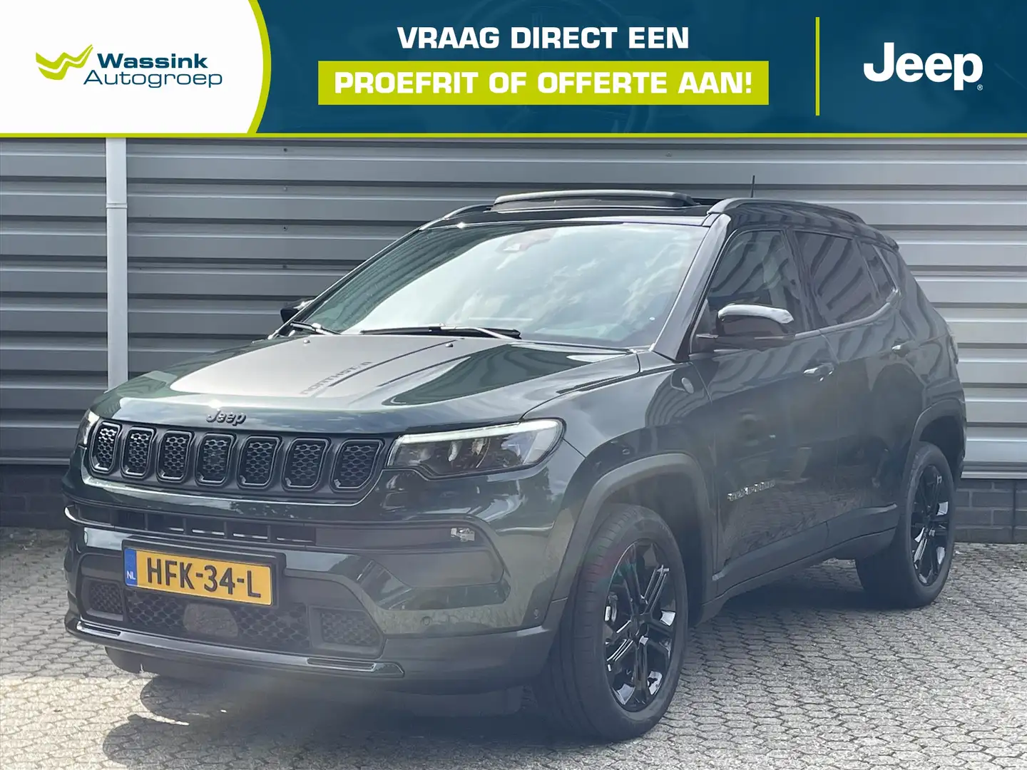 Jeep Compass 1.5 e-Hybrid 130pk Aut North Star I Navigatie | Sc Vert - 1