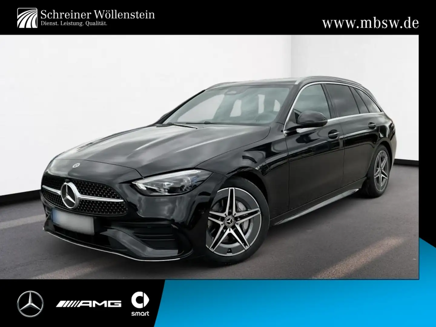 Mercedes-Benz C 200 T AMG*AHK*Dig.-Light*Memory*Distronic*360° Schwarz - 1
