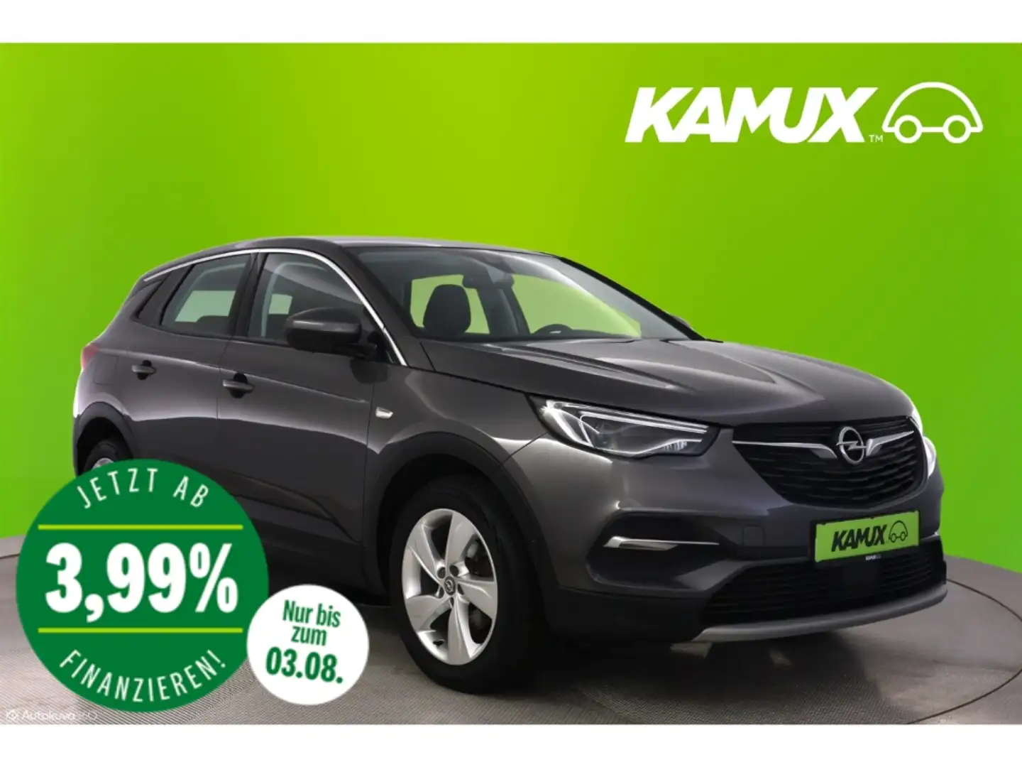 Opel Grandland X 1.2T Aut.INNOVATION+LED+NAVI+KAMERA Gris - 1