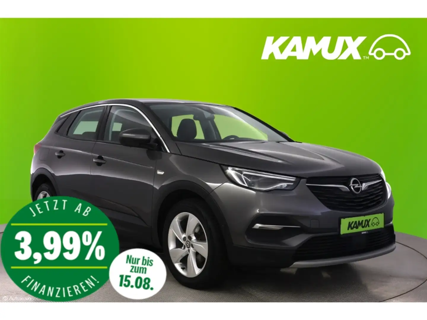 Opel Grandland X 1.2T Aut.INNOVATION+LED+NAVI+KAMERA Grijs - 1