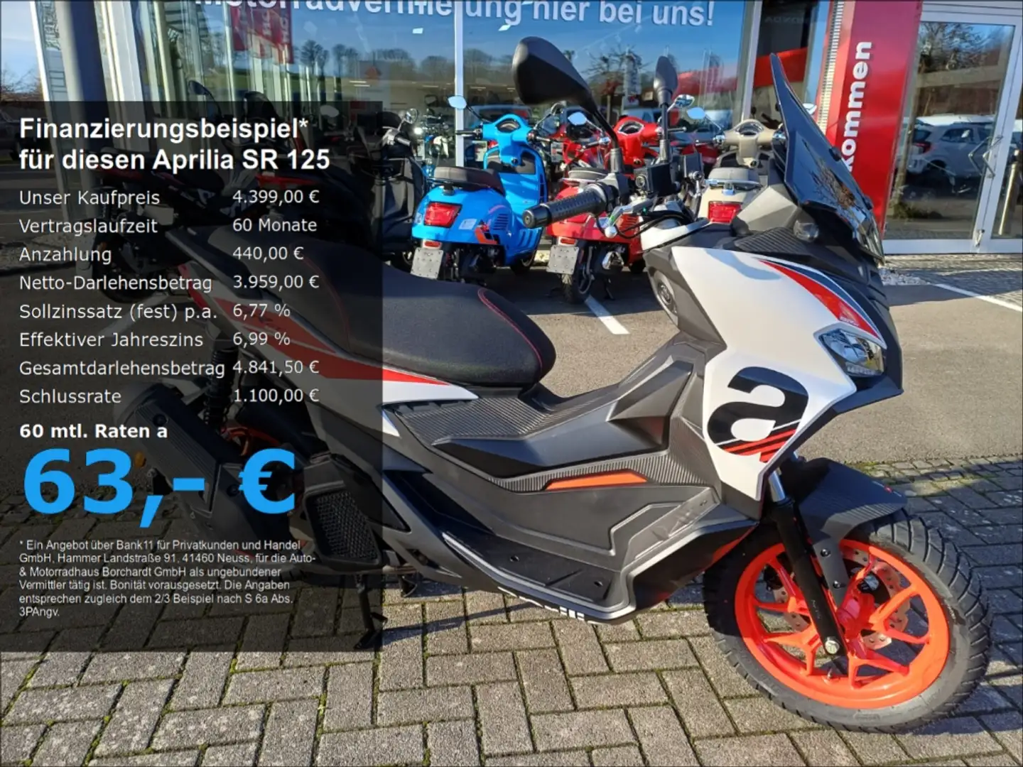 Aprilia SR 125 GT*ABS*E5+*Weiß*15 PS*LED*4 Jahre Garantie* Blanco - 1