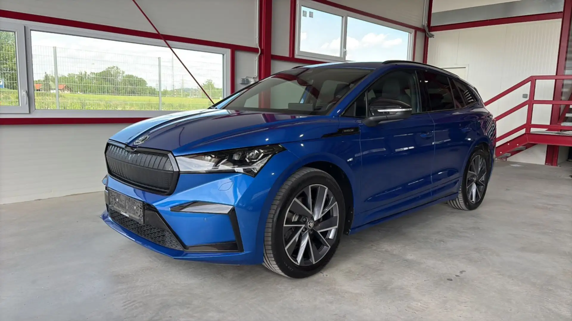 Skoda Enyaq iV 60 Sportline*Wärmepumpe*ACC*MATRIX*ASSIST* Blau - 2