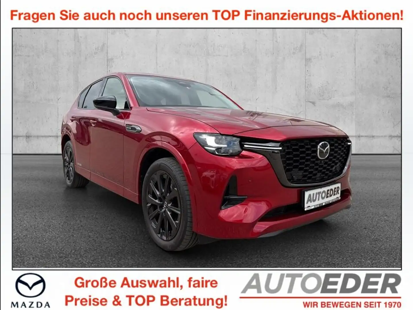 Mazda CX-60 3.3L e-SKYACTIV D HOMURA CON/DRI Aut. Rot - 1
