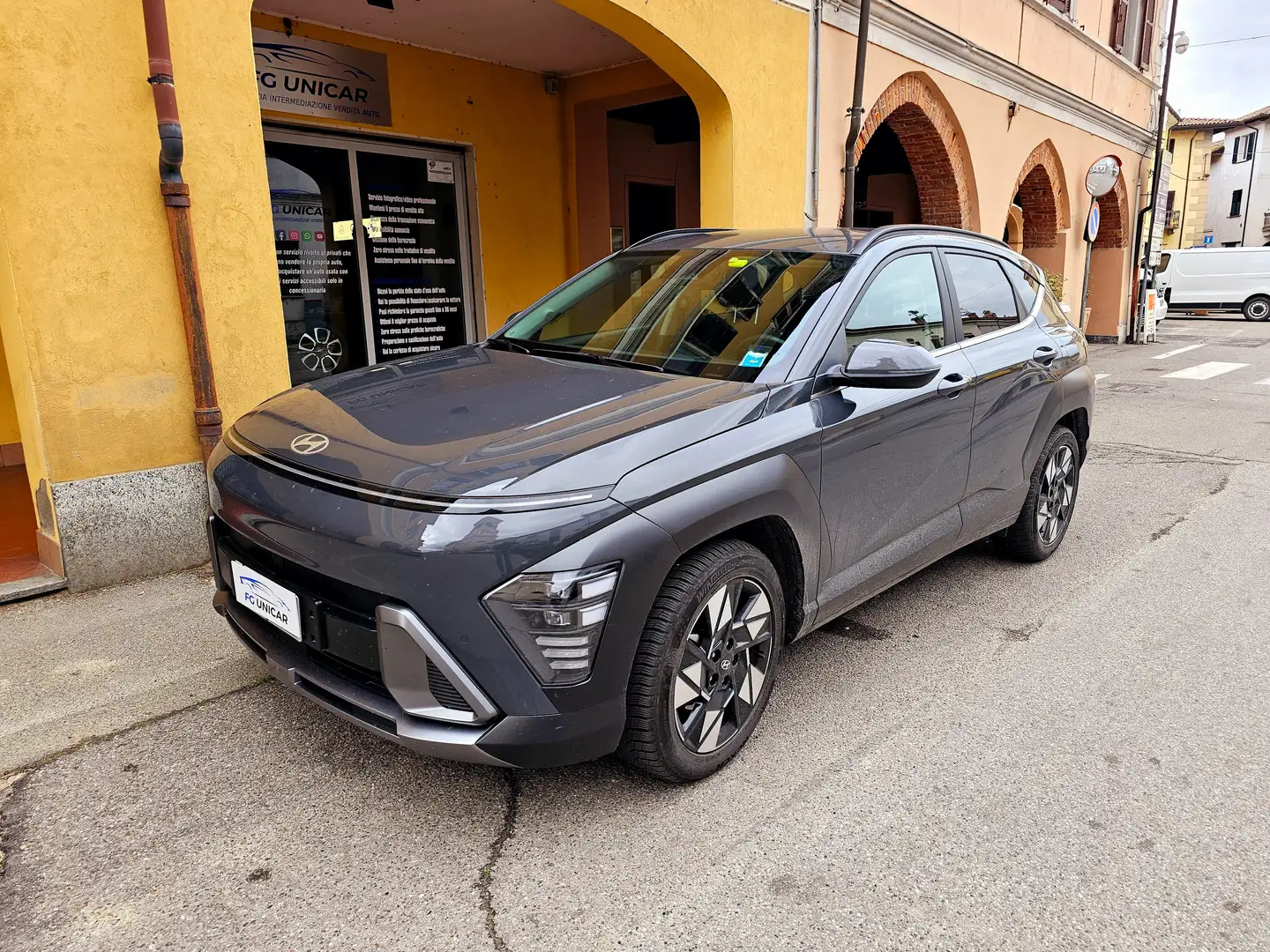Hyundai KONA Kona 1.6 gdi hev X Line Tech Pack 2wd 141cv dct Gris - 1