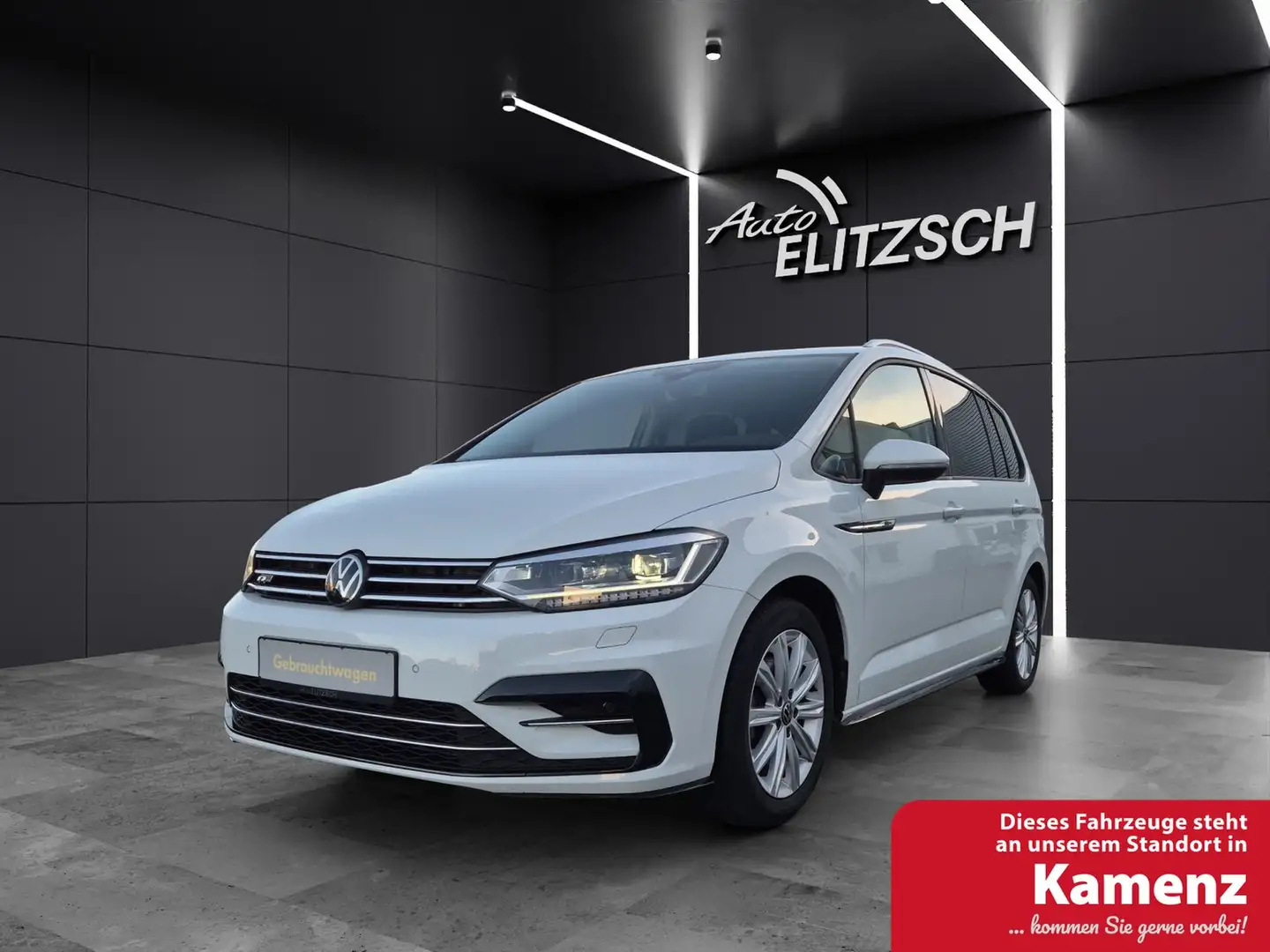Volkswagen Touran TSI Comfortline DSG R-Line LED Navi AID ACC RFK SH Weiß - 1