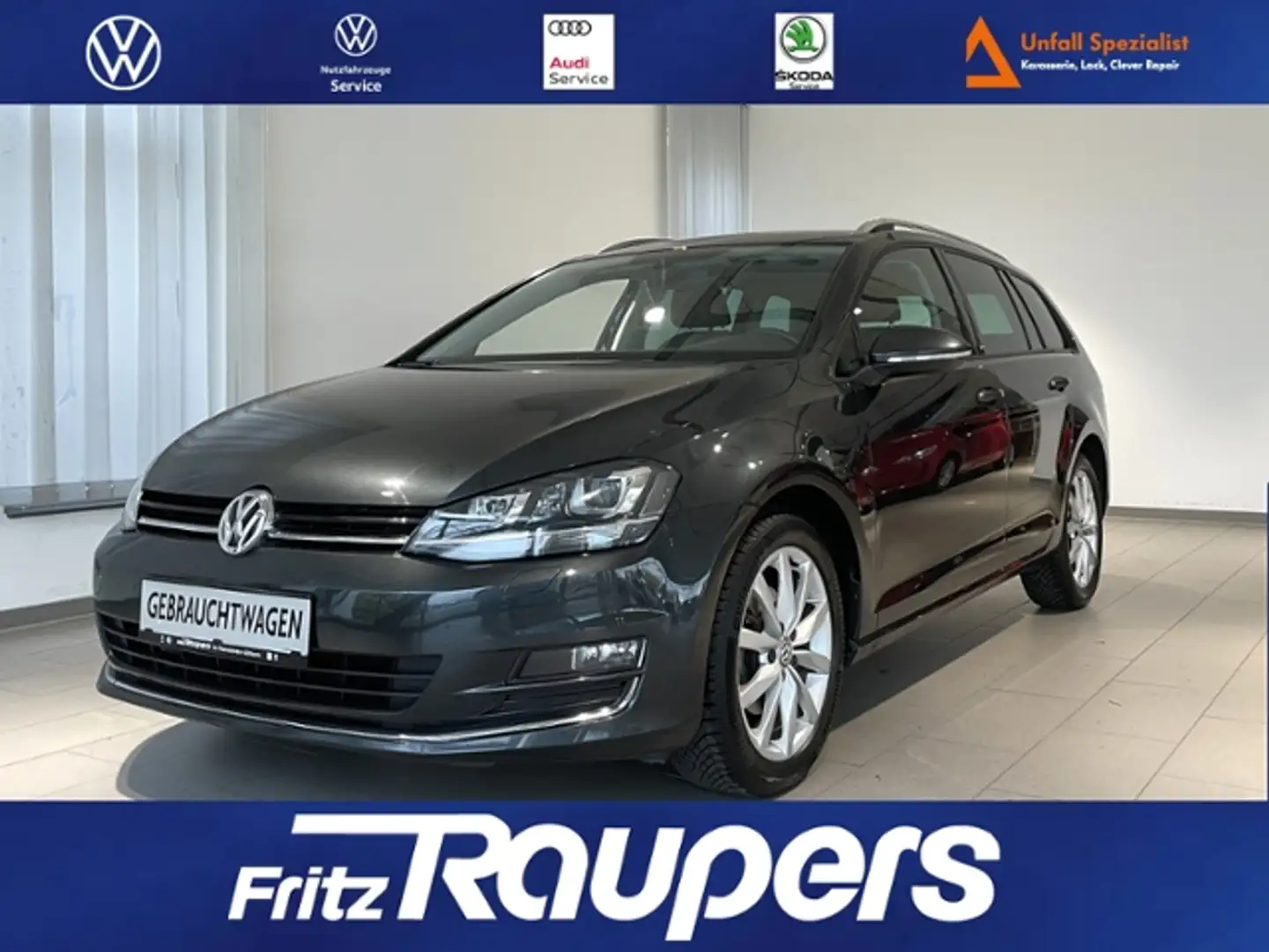 Volkswagen Golf Variant 1.4 DSG Allstar +STANDHZNG+NAV Gris - 1