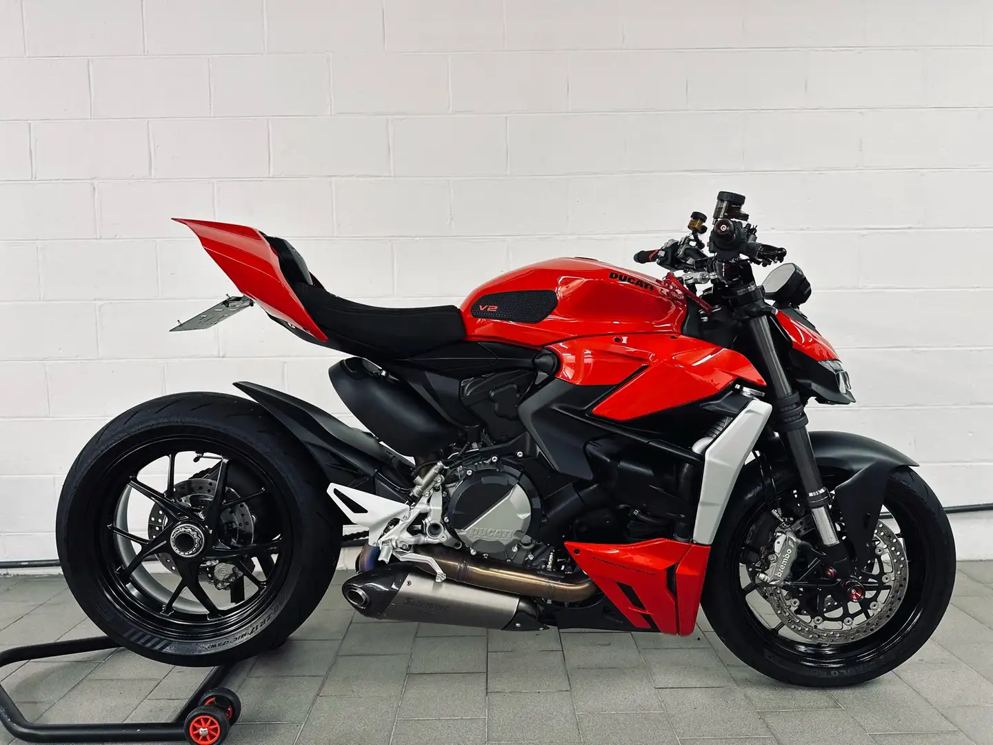 Ducati Streetfighter V2***FULL OPTION***3000KM***DUCATI SAMBREVILLE Rood - 2